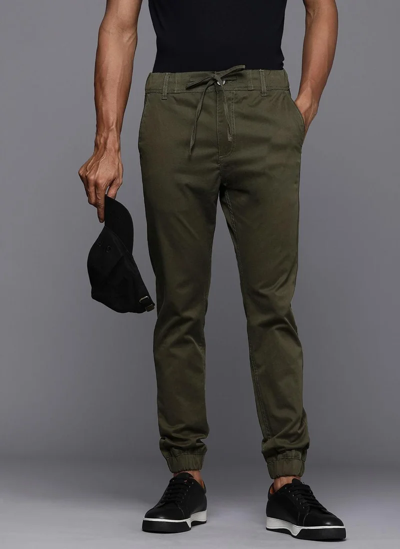 Striking Olive Drawstring Cargo Jogger